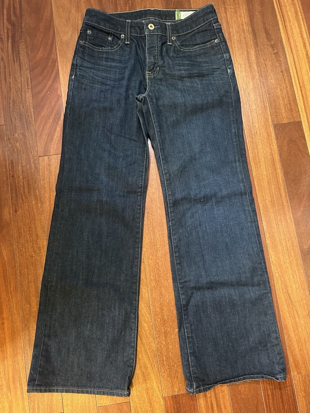 Gap Essentials Jeans Women’s 2 Dark Wash Slight Bootcut Ankle 2008 Stretch EUC